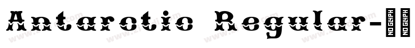 Antarctic Regular字体转换